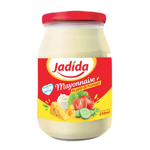 livraison Mayonnaise au goût de fromage Jadida 240ML مايونيز بطعم الجبن جديدة 240مل  Courses en ligne Gabes Tunisie supermarché en ligne Gabes