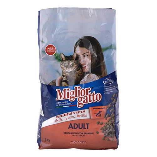 livraison Animalerie Gabès Tunisie Croquettes pour chat MIGLIOR GATTO Saumon 2kg كروكيت للقطط بسمك السلمون ميجليور جاتو 2 كجم courses en ligne Gabes Tunisie supermarché vente epicerie en lign